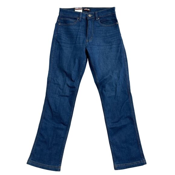 NEW Kirkland Signature Men's Size 30x32 Blue Jeans Straight Leg Stretch - Picture 2 of 8